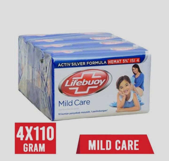 Lifebuoy Bar Soap Isi 4 Ukuran Besar Sabun Batang Lifeboy 4x100gr ...