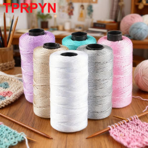 1Pc 100g Summer Polyester Thread Summer cool ice Crochet Yarn For DIY Crochet mat bracelet Bag Hat shoes amigurumi