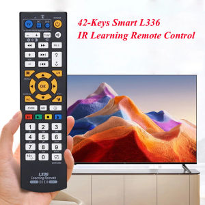42-Keys Smart L336 IR Learning Remote Control For CBL DVD SAT STB DVB HIFI TV BOX VCR STR Controller with Learning Function
