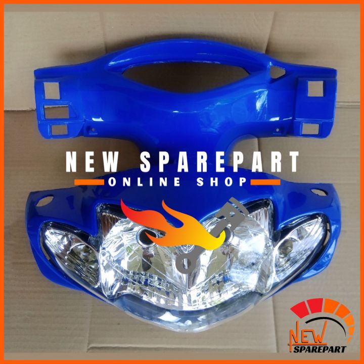 Batok Depan Full Set Suzuki Shogun R Warna Biru Batok Satu Set