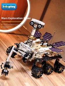 LALAPLAY | Programming Robot Building Blocks Mars Exploration Educational Toy for Elementary School Children