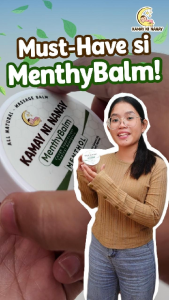 Kamay ni Nanay MenthyBalm – 100% Authentic Massage Balm Menthol Cough Suppressant Topical Analgesic