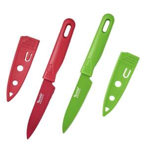 Tovolo Set of 2 Paring Knives with Blade Guard Sheath Protector