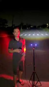 đèn trợ sáng bi cầu BMA 4 chế độ cos vàng pha trắng demi kiêm passing trợ sáng cho xe máy oto