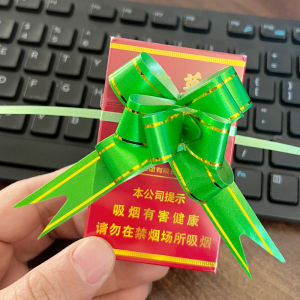 ริบบิ้นผ้าไหม 18# ขนาดเล็ก ตกแต่งดอกไม้ กล่องของขวัญแต่งงาน กล่องของขวัญ กล่องบุหรี่ ริบบิ้นตกแต่ง วัสดุกระดาษทราย