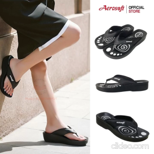 Aerosoft รองเท้าแตะผู้หญิง รองเท้าแตะหูหนีบ แอโร่ซอฟ รุ่น LA0801