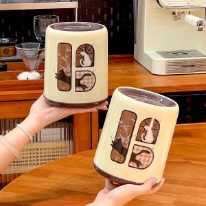 Thùng Rác Bàn Trang Trí Nhà Cửa Sáng Tạo Dễ Thương Dung Tích 3L Thùng Rác Hình Tròn Bằng Nhựa Kiểu Dáng Cổ Điển