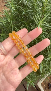 Vòng Tay Handmade Đá Thạch Anh Vàng (Citrine) 4 li Hợp Mệnh Thổ Kim - Thu Hút Tài Lộc Cân Bằng Cảm Xúc (Free Size) -Bluegems