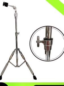 Cymbal Stand for Drum Kit Straight And Slanted Mount Military Drum Stand Steel Material Suitable for Professional Performance
