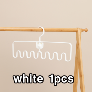 1/2 Piece Multifunctional Abs Plastic Wave-Shaped Hanger for Camisoles Bras and Vests Tie Hanger Hooks Scarf Womens Bag Storage Rack for Closet Organization and Dormitory Storage