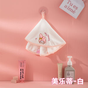 Khăn Lau Tay Nhung Nhung Hình Chú Chó Gudetama Thấm Hút Nhanh Khô Nhanh Chất Liệu Nhung San Hô Mềm Mại Không Rụng Dùng Trong Gia Đình