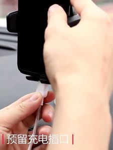 360 Degree Rotating Multi-surface Silicone Sucker Car Mount Dashboard Long Neck One-Touch Adjustable Car Phone Holder