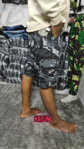 Celana Cargo Pendek Pria Celana Cargo Loreng Keren