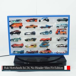 Rak Diecast Mobil Skala 1:64 Isi 24 Slot Reguler