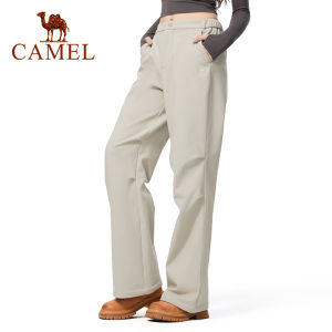 Quần cỡ lỡn lông cừu ấm áp của phụ nữ Lạc Đà Quần thể thao không thấm nước