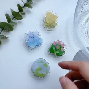 LITTLE DAISY | Acrylic Popsocket Flower Pop socket / Phone Holder Korean Style Stand / Griptok Aesthetic Premium Quality