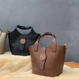 Tas Bucket Wanita Import Top Handle Cewek Set 2in1 Kulit Pu Tas Bahu Wanita Fashion 207183 0718 72102