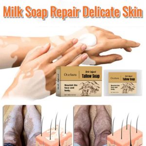 [Delicate Skin/Moisturizing] Milk-flavored Tallow Soap Moisturizing/Cleans Pores/Bath Soap For Delicate Skin 保湿滋润/清洁毛孔/沐浴洗澡香皂细腻肌肤