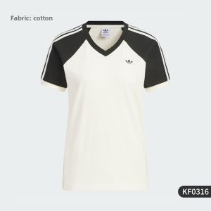adidas | Womens V-Neck Breathable Short Sleeve T-Shirt