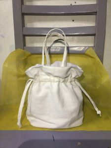Canvas Drawstring Handbag