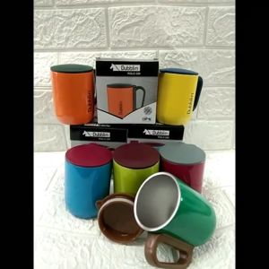 Mug Gelas Cangkir Tahan Panas Dubblin 220 ML Kopi Teh Stainless Steel