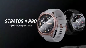 2026 New Flagship Zeblaze Stratos 4 PRO Rugged GPS Smartwatch Free Download Maps AMOLED Two-color Flashlight Music Storage Watch