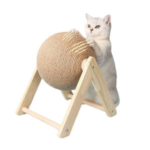 แผ่นลับเล็บแมว พร้อมลูกบอลลับเล็บ ของเล่นลับเล็บแมวเชือกป่าน cat scratcher ลูกบอลเกาเล็บแมว ที่ลับเล็บแมวขนาดใหญ่ มี 3 แบบให้เลือก ทนทาน