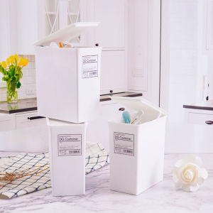 กล่องเก็บสบู่ล้างจานแบบมีฝาปิดพร้อมแท่งลูกกลิ้งสำหรับใช้ในครัวเรือน กล่องเก็บของสำหรับใช้ในสวนแบบเปิดฝา