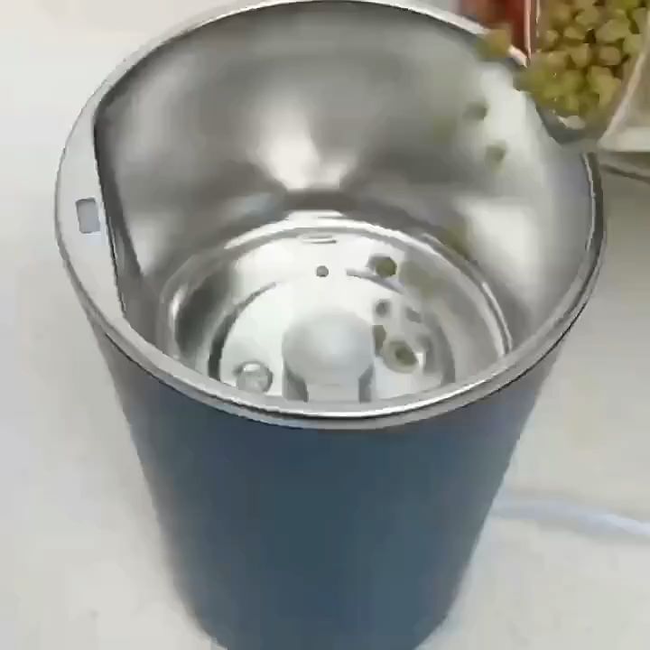SIMMO Grinder Machine Mesin Pengisar Serbuk 8 blade 350w 100g Large Capacity Spice Herb Coffee Bean Grain Powder Grinder Crush Mill Dry Electric Grinder