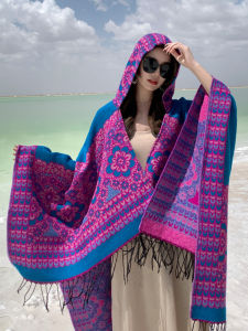 ผ้าคลุมไหล่แบบมีฮู้ด ผ้าคลุมไหล่แบบหนา ผ้าคลุมไหล่ผู้หญิง ผ้าคลุมไหล่แบบถือได้ ผ้าคลุมไหล่สำหรับเด็กและเยาวชน ผ้าคลุมไหล่แบบลำลอง ผ้าคลุมไหล่แบบสวมหัว