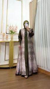 Dress jumbo Bonita/Gamis syari jumbo/Dress pesta kondangan/baju muslim wanita terkini/Gamis jumbo LD 110/Dress pesta/dress resmi/dress mewah