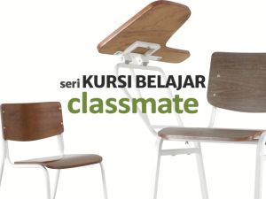 Kursi Belajar Kursi Sekolah Kursi Siswa Kursi Murid Kursi Les Kursi Kursus Kursi Training Kursi Anak - Classmate BLESS Spons Besi