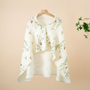 Mùa Xuân 2024 Đồ Mặc Nhà Cho Bà Bầu Air Cotton Quần Áo Sau Sinh Chống Lạnh Vệ Sinh Cá Nhân Áo Choàng Ấm Áp Cho Bà Bầu