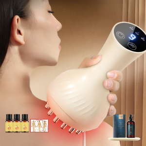 Hyundai | Electric Full Body Massage Brush for Meridian Acupoint Neck Leg Scraping Tummy Trimming