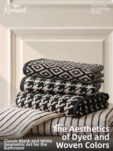 KRRAMEL | Women Pure Cotton Water Absorbent Bath Towel