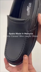 XL Size Spako Made In Malaysia Casual Men Loafer Shoes Size 10-12 Kasut Kasual Lelaki By Shoe Factory Malaysia