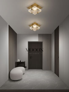 Luxury Copper Modern Hallway Light