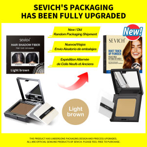 Sevich | Sevich 5 Colors 12g Hair Shadow Powder Waterproof Hairline Edge Control Powder Root Cover Up Dark Brown Hair Concealer With Puff