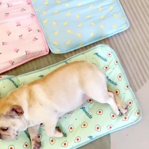 Pet Cooling Pad for Dogs Ice Pad Summer Quick Cooling Sleeping Mat Breathable Ice Pad Sofa Washable Quick Dry