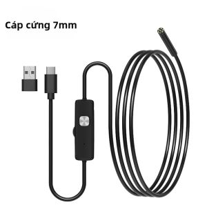 Camera Nội Soi Android TYPE-C 7MM USB-C Video Borescope Chống Nước Với 6 Đèn LED Để Kiểm Tra Đường Ống Ô Tô Hoạt Động Với Điện Thoại Android & PC