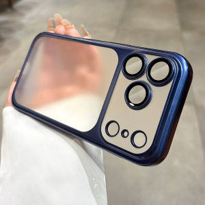 Luxury Nano Matte Translucent Case for IPhone 17 Air 16 15 14 13 12 Pro Max 17Pro 17Air I17 PC Plating Armor Coque Frosted Funda