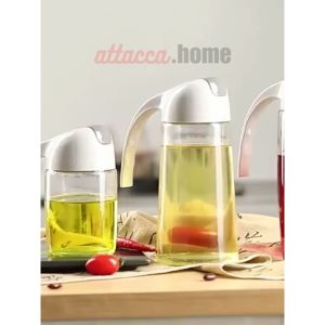 Botol Kaca Anti Tumpah 630 ML Oil Bottle Tempat Wadah Kecap Minyak Goreng KecapTutup