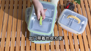 Food Grade Lunch Box 304 Stainless Steel Freshkeeping Box wont leak Sealed Box Can heated in microwave oven Student Workers Lunch Food Storage box Picnic Box