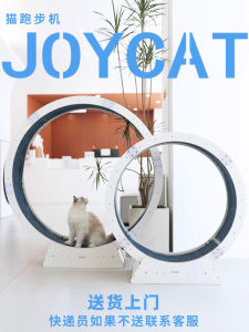 JoyCat Multi-Layer Solid Wood Running Wheel for Cats Quiet Exercise Pet Toy Cat Climbing Frame Roller Design
