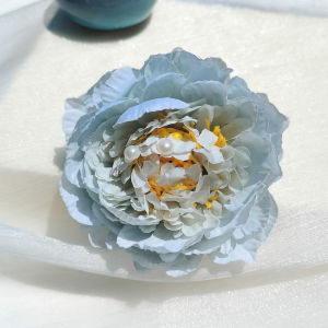 Han Dynasty Silk Flower Peony Flower Hair Clip Headdress Hair Card Childrens Hair Accessories Fashion Photography Photo Retro-Style Accessories