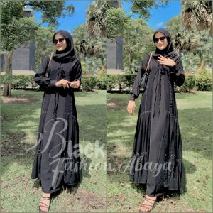 promo murah abaya kombinasi mahani abaya terbaru abaya hitam pekat abaya jacblacksaudi abaya terbaru
