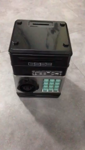 【READY STOCK】Electronic ATM Piggy Bank/Password Lock Music/Secure Cash Coin Saving Box/Automatic Money Rolling Machine