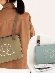 Cute Cartoon Computer Bag Suitable for  Lenovo XiaoXin Air14 Tablet Protective Case Single Shoulder Slant Cross Bag