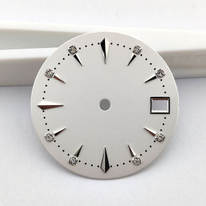 28.5mm watch dial NH35 dial Mens Watch accessories replacement parts Suitable for NH34 NH35 Movement Diamond Scale watch Faces