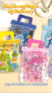 7-in-1 Kids Stationery Pencil Set | Perfect for School Parties & Birthday Gifts | Featuring Pochacco My Melody Kuromi